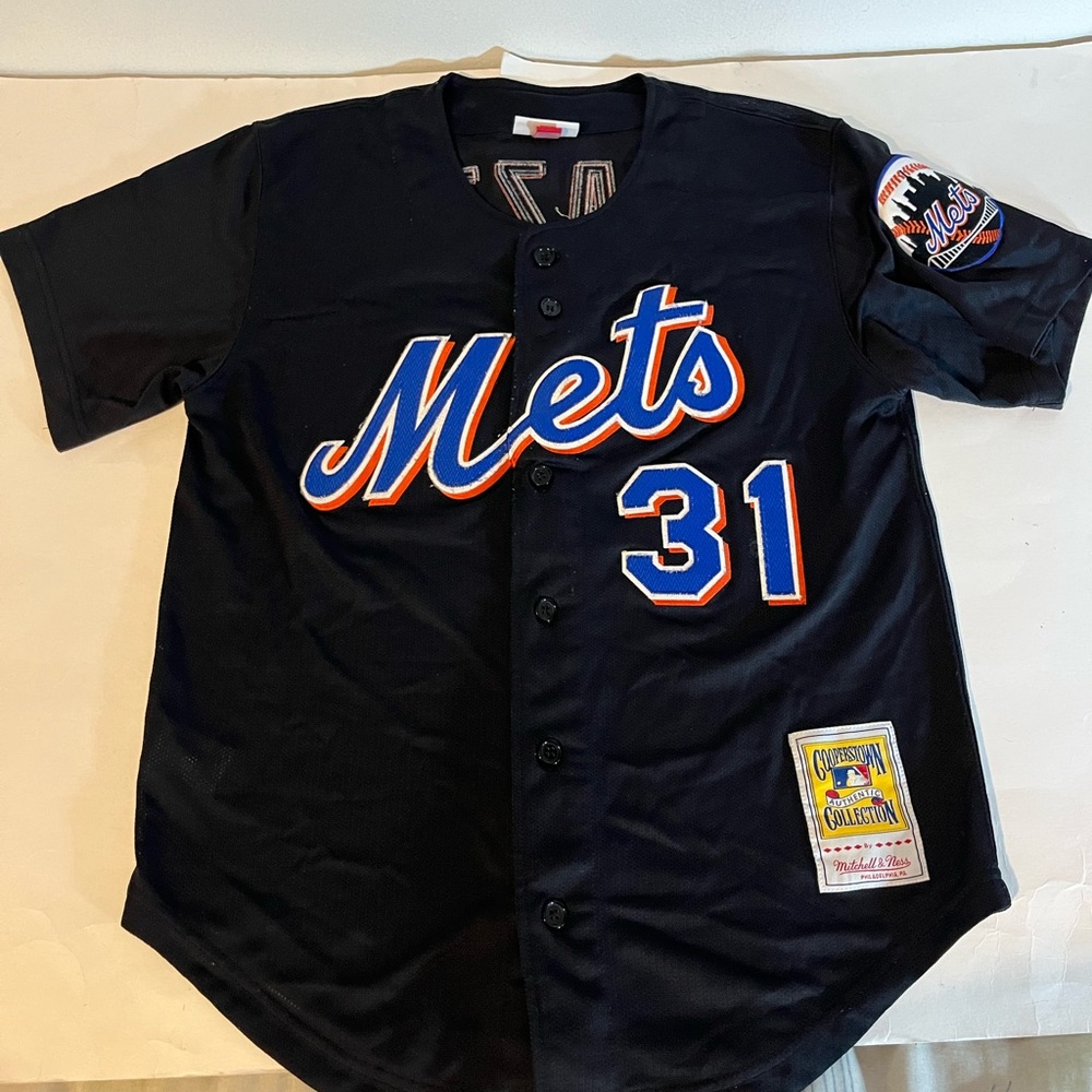 Mitchell & ness cooperstown New York mets Mike piazza jersey size medium 40